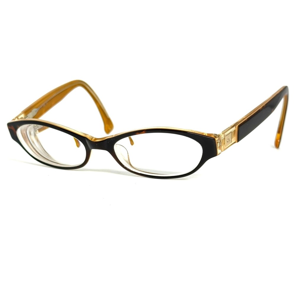 ck Calvin Klein 5568 221 Brown Tortoise Oval Eyeglass Frames 49-17-135